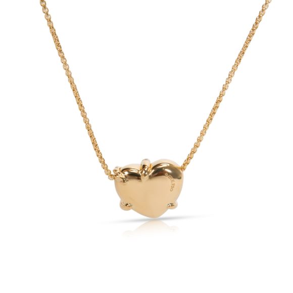 David Yurman Diamond Heart Pendant in 18K Yellow Gold (0.05 CTW) - Picture 3 of 4